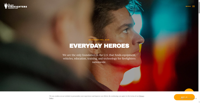 Security scan screenshot of https://learyfirefighters.org/