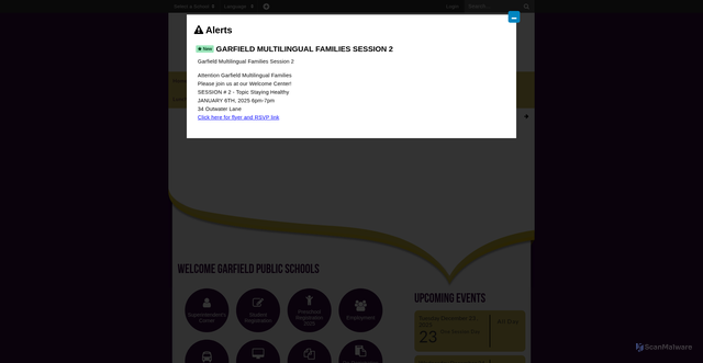 Security scan screenshot of http://www.gboe.org/
