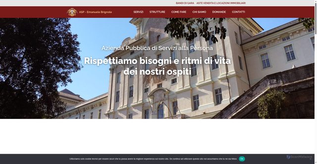 Security scan screenshot of https://www.emanuelebrignole.it