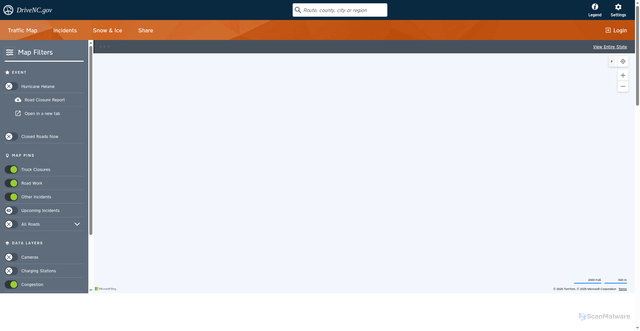 Security scan screenshot of https://drivenc.gov/