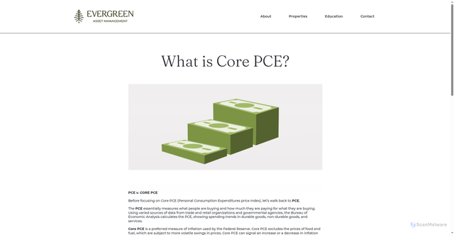 Security scan screenshot of https://www.evergreen-realestate.com/articles/corepce
