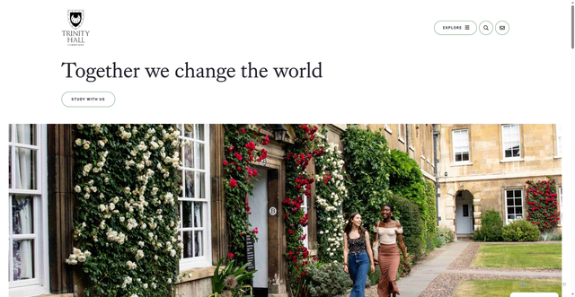 Security scan screenshot of https://www.trinhall.cam.ac.uk/