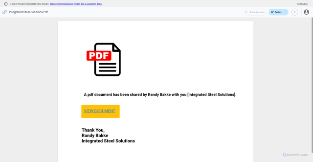Security scan screenshot of https://lookerstudio.google.com/reporting/bc5aa37b-f112-4799-99de-b7f409acb7df?s=g0kv3be5Ork