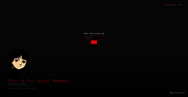 Security scan screenshot of https://thevault-t7c0d6saf9.edgeone.app/