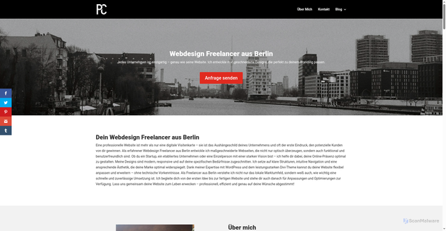 Security scan screenshot of https://pascalcabart.de
