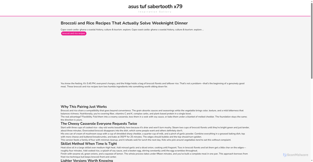 Security scan screenshot of https://terasinspiratifvision-dpjj88ku1r5n.edgeone.app/broccoli-and-rice-recipes.html