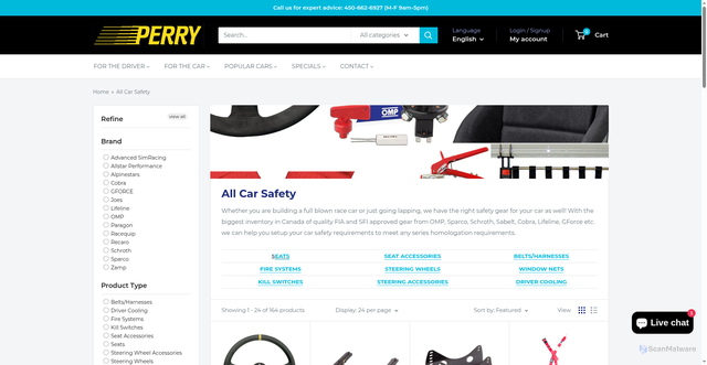 Security scan screenshot of https://tuyy776.pages.dev/collections/car-safety