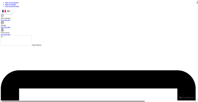 Security scan screenshot of https://musees.dijon.fr/