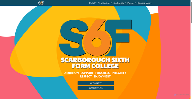 Security scan screenshot of https://s6f.ac.uk/