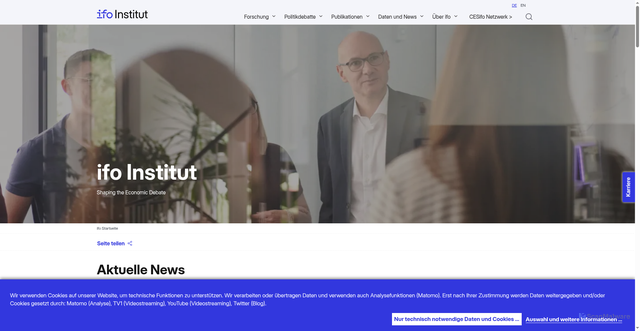 Security scan screenshot of https://www.ifo.de/ifo-startseite