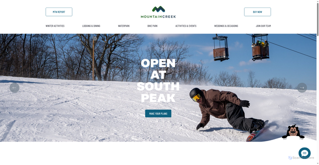 Security scan screenshot of https://mountaincreek.com