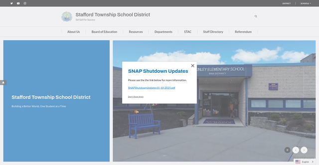 Security scan screenshot of https://www.staffordschools.org/