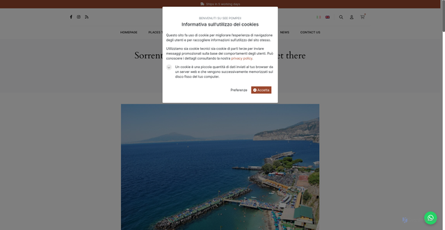 Security scan screenshot of https://seepompeii.com/en/sorrento-what-to-visit-and-how-to-get-there/
