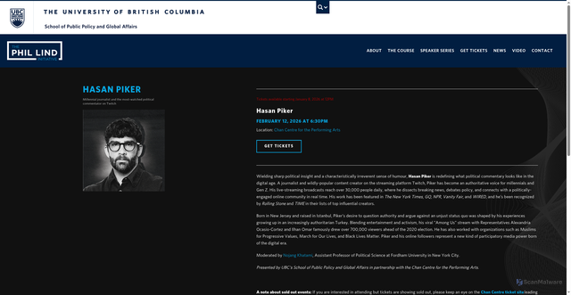 Security scan screenshot of https://lindinitiative.ubc.ca/speakers/hasan-piker/