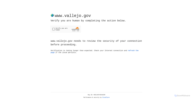 Security scan screenshot of https://www.vallejo.gov/