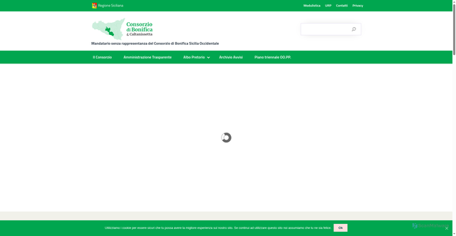 Security scan screenshot of https://www.consorziobonifica4caltanissetta.it/cbc/