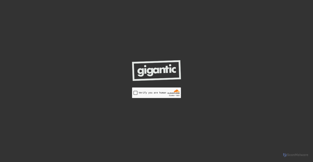 Security scan screenshot of https://gigantic.com