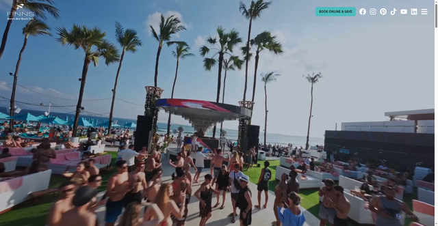 Security scan screenshot of https://finnsbeaachclub.com/