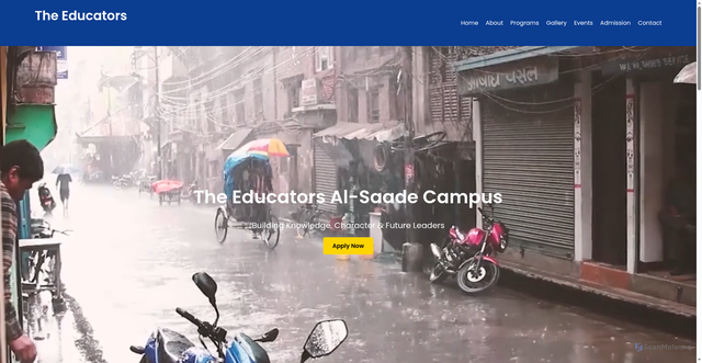 Security scan screenshot of https://alseedschool-qasw9yhx2t.edgeone.app/