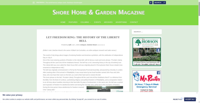 Security scan screenshot of https://shorehomeandgarden.com/2023/07/01/let-freedom-ring-the-history-of-the-liberty-bell/