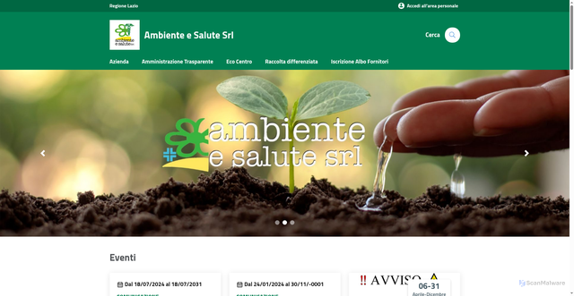 Security scan screenshot of https://www.ambientesora.it/