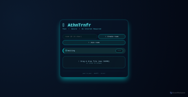 Security scan screenshot of https://athenatranfr-w8f52llpz1.edgeone.app/