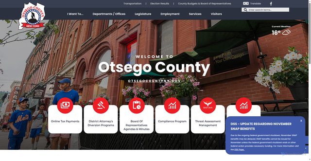 Security scan screenshot of https://otsegocountyny.gov/