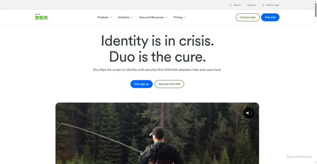Security scan screenshot of https://api-76977ea6.duosecurity.com