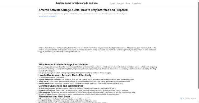 Security scan screenshot of https://pikselfocusspot-dp234mve1d88.edgeone.app/ameren-activate-outage-alerts.html