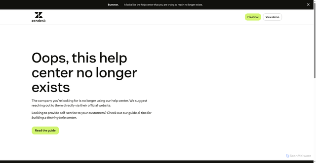 Security scan screenshot of https://superplay.zendesk.com