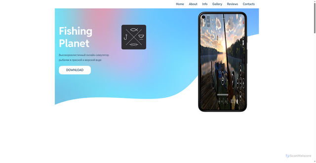 Security scan screenshot of http://ar-icefishing-catch.site/