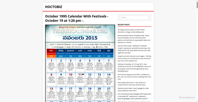 Security scan screenshot of https://zibotoco.pages.dev/post/october-1995-calendar-with-festivals/