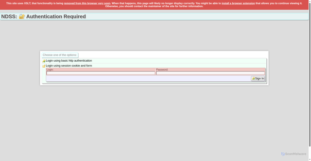 Security scan screenshot of https://ndss.keenetic.ru