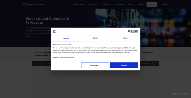 Security scan screenshot of https://www.capitaleconomics.com/economic-calendar-forecasts