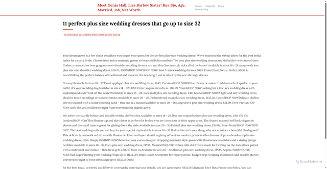 Security scan screenshot of https://heartrepublichugo-km728123r7.edgeone.app/12908-11-perfect-plus-size-wedding-dresses-that-go-up-to-size-32.html