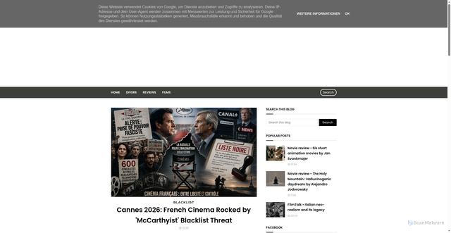 Security scan screenshot of https://www.allthefilm.com/