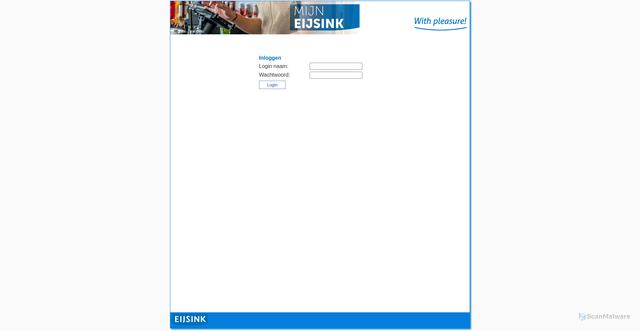Security scan screenshot of https://mijn.eijsink.nl