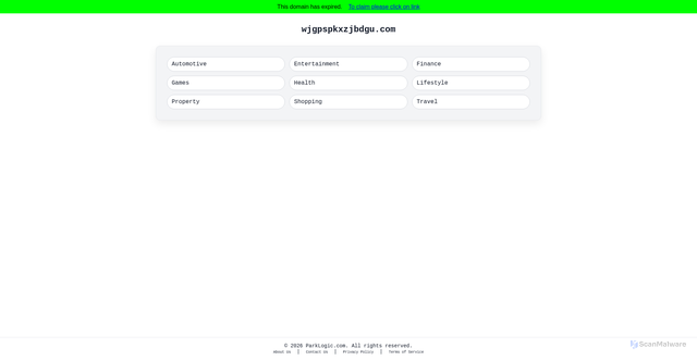 Security scan screenshot of https://www.wjgpspkxzjbdgu.com