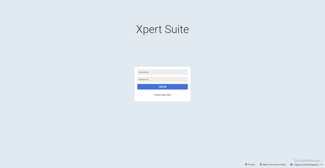 Security scan screenshot of https://vxt02.xpertsuite.nl