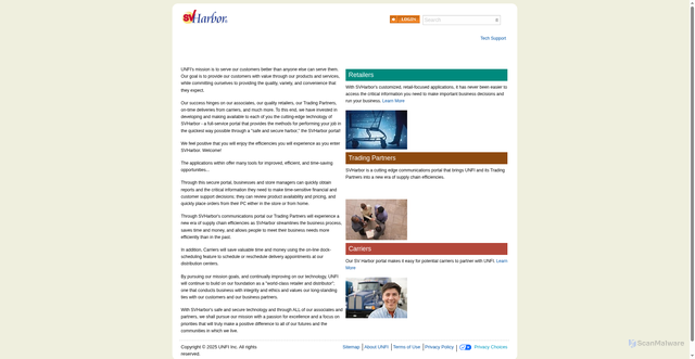 Security scan screenshot of https://svharbor.com