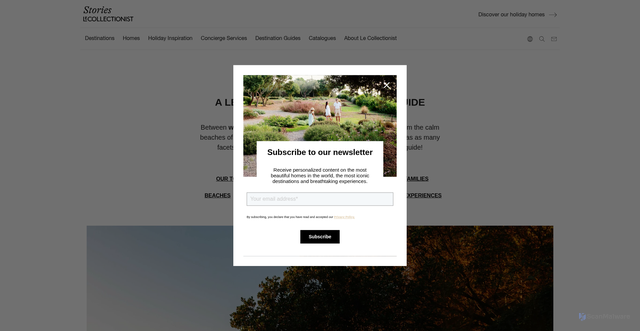 Security scan screenshot of https://magazine.lecollectionist.com/le-collectionist-guide-to-cap-ferret