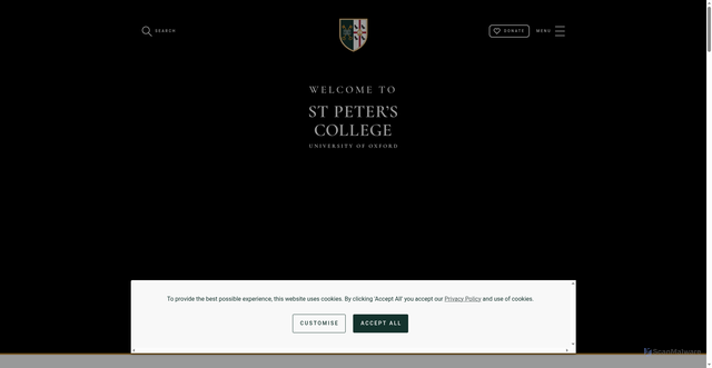 Security scan screenshot of https://www.spc.ox.ac.uk/