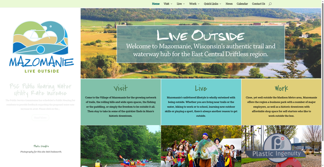 Security scan screenshot of https://www.villageofmazomaniewi.gov/