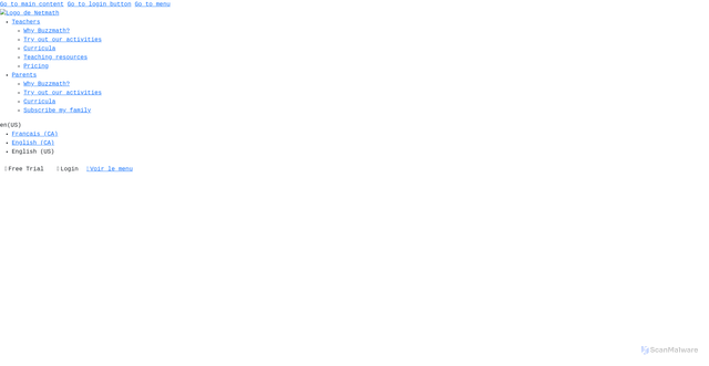 Security scan screenshot of https://beta.buzzmath.com