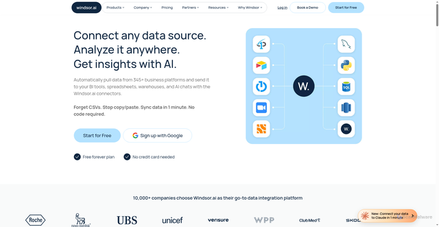 Security scan screenshot of https://windsor.ai