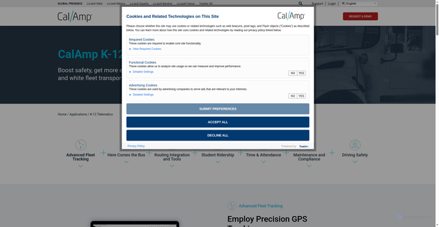 Security scan screenshot of https://synovia.com