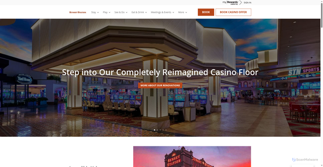 Security scan screenshot of https://sunsetstation.com/