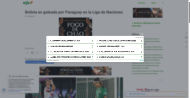 Security scan screenshot of https://eju.tv/2026/06/bolivia-es-goleada-por-paraguay-en-la-liga-de-naciones/