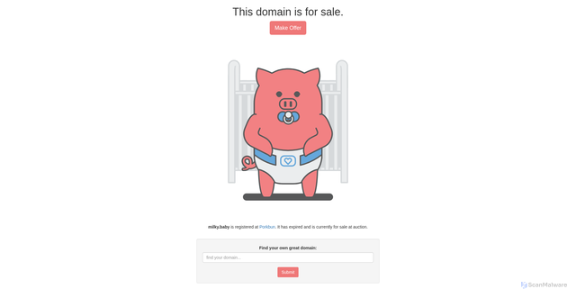 Security scan screenshot of https://ok-car.milky.baby/pay
