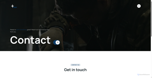 Security scan screenshot of https://gsf-5hq.pages.dev/contact/?category=lifting